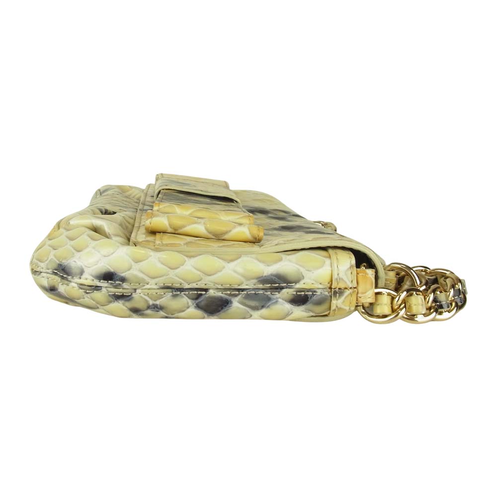 Kate Spade ケイトスペード チェーン ショルダーバッグ イエロー系【中古】