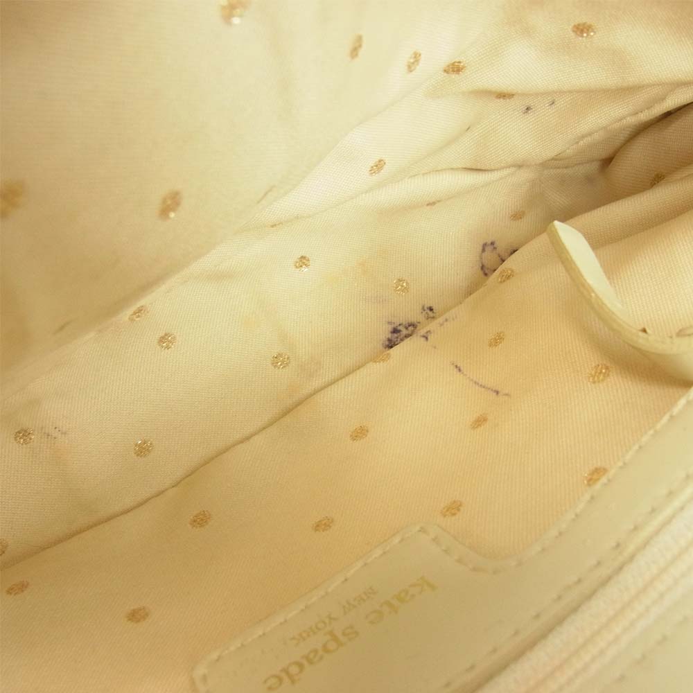 Kate Spade ケイトスペード チェーン ショルダーバッグ イエロー系【中古】
