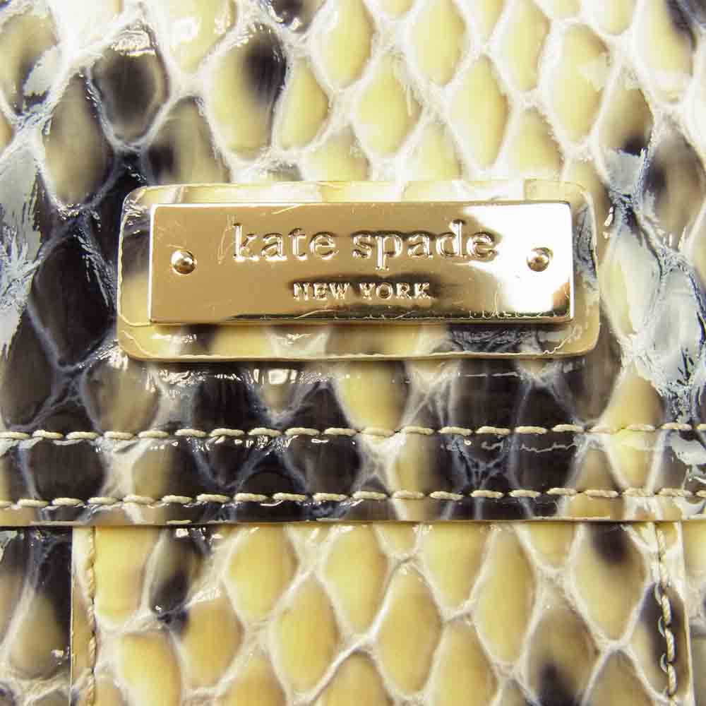 Kate Spade ケイトスペード チェーン ショルダーバッグ イエロー系【中古】