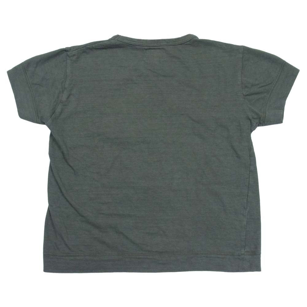 CRIMIE クライミー アイアンプレート ポケット Tシャツ オリーブ系 M【中古】
