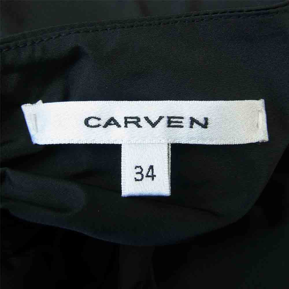 カルヴェン 国内正規品 バックオープン ノースリーブ ワンピース ブラック系 34【中古】