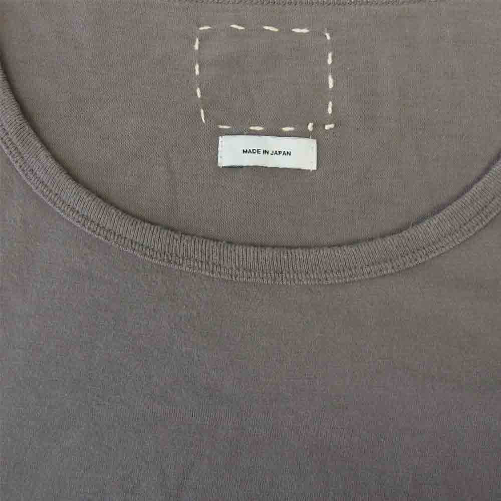 VISVIM ビズビム 14SS 0114105010004 D.SCOOP CREW S/S Tシャツ 半袖 グレー系 1【中古】