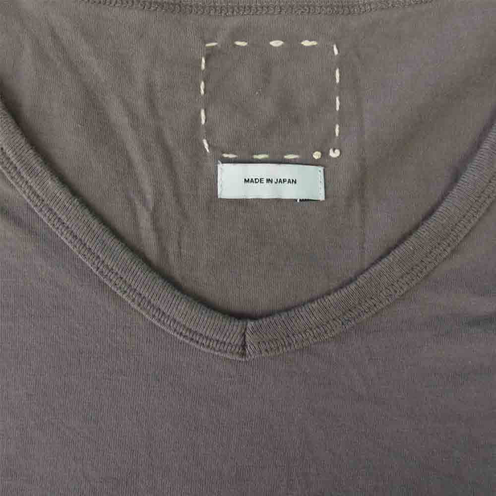 VISVIM ビズビム 14SS 0114105010005 D.SCOOP V-NECK S/S Tシャツ 半袖 グレー系 1【中古】