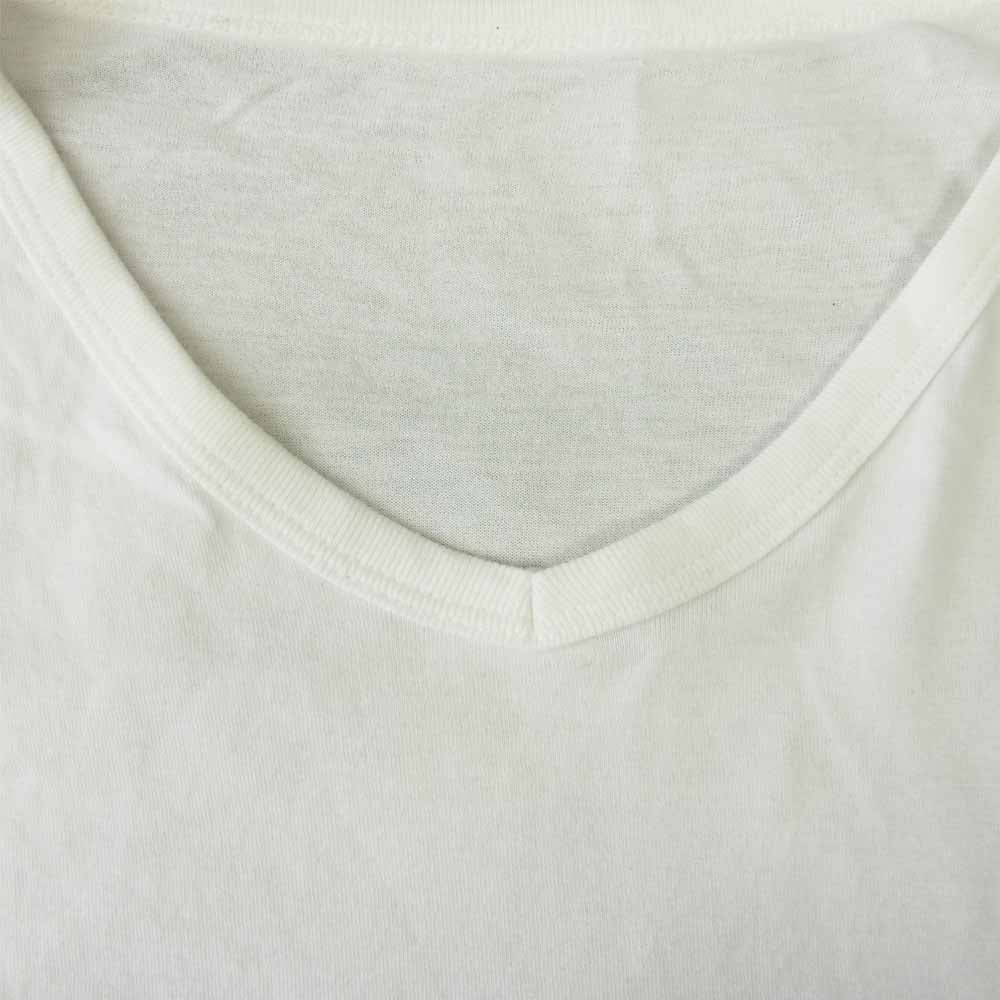 VISVIM ビズビム 13SS 0113105009002 SUBLIG V-NECK TEE Vネック パイピング Tシャツ 半袖 ホワイト系 1【中古】