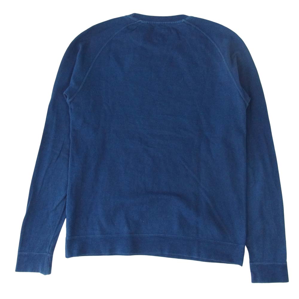 VISVIM ビズビム 0212905010011 ICT INDIGO CREW L/S ライト オンス スウェット 長袖 ネイビー系 1【中古】
