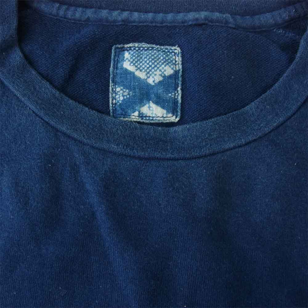 VISVIM ビズビム 0212905010011 ICT INDIGO CREW L/S ライト オンス スウェット 長袖 ネイビー系 1【中古】