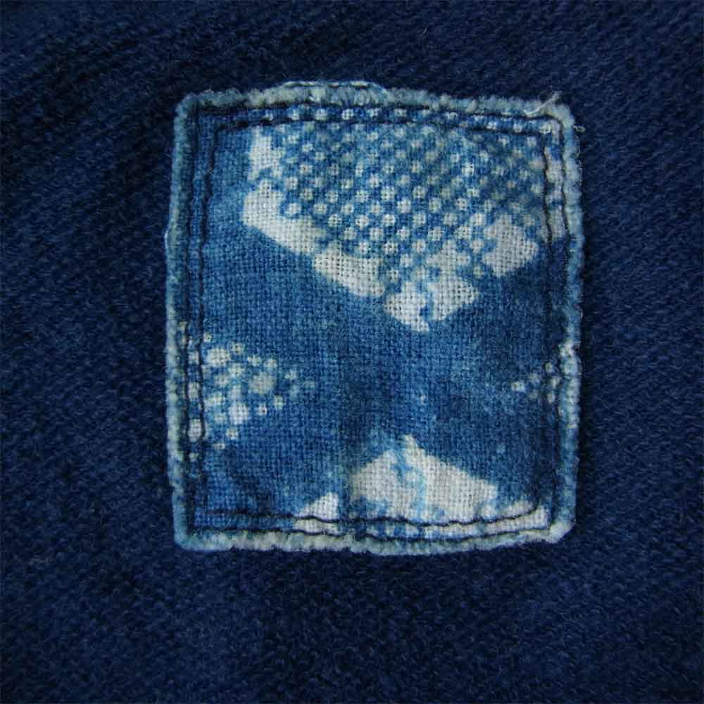 VISVIM ビズビム 0212905010011 ICT INDIGO CREW L/S ライト オンス スウェット 長袖 ネイビー系 1【中古】