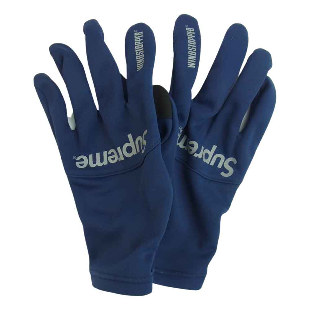 Supreme シュプリーム 21AW WINDSTOPPER Gloves ウィンドストッパー グローブ ネイビー系【新古品】【未使用】【中古】