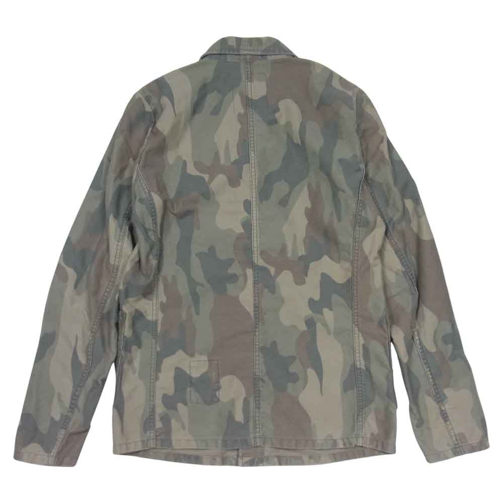 DENHAM デンハム 01-13-01-31-010 MAO LHC CAMO SHIRTS JACKET カモ コットンツイル ワーク ミリタリー ジャケット カーキ系 S【中古】