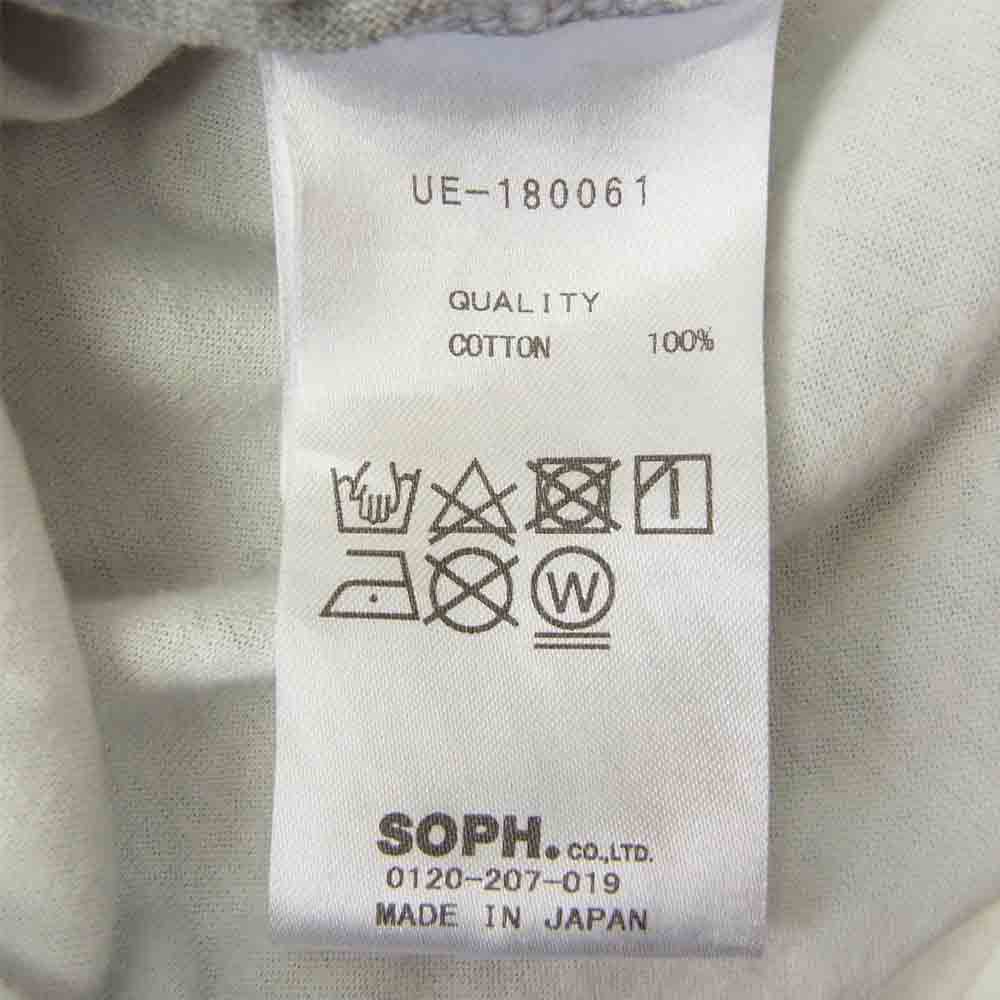 uniform experiment ユニフォームエクスペリメント UE-180061 2 IN 1 LAYERED TEE レイヤード Tシャツ ホワイト系 3【中古】
