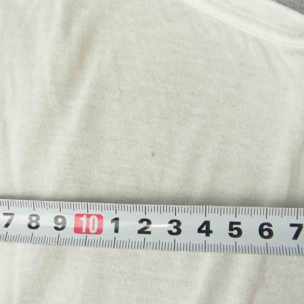 uniform experiment ユニフォームエクスペリメント UE-180061 2 IN 1 LAYERED TEE レイヤード Tシャツ ホワイト系 3【中古】