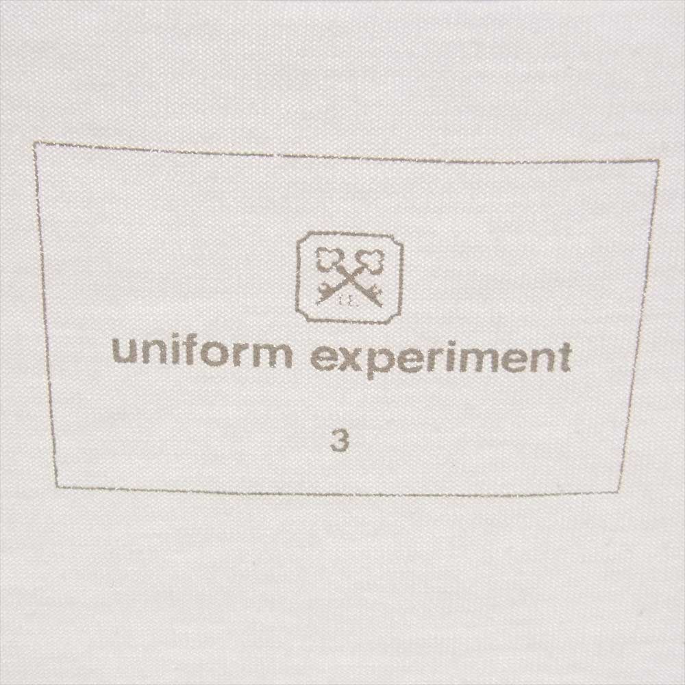 uniform experiment ユニフォームエクスペリメント UE-178081 REVERSIBLE TEE リバーシブル Tシャツ  ホワイト系 3【中古】