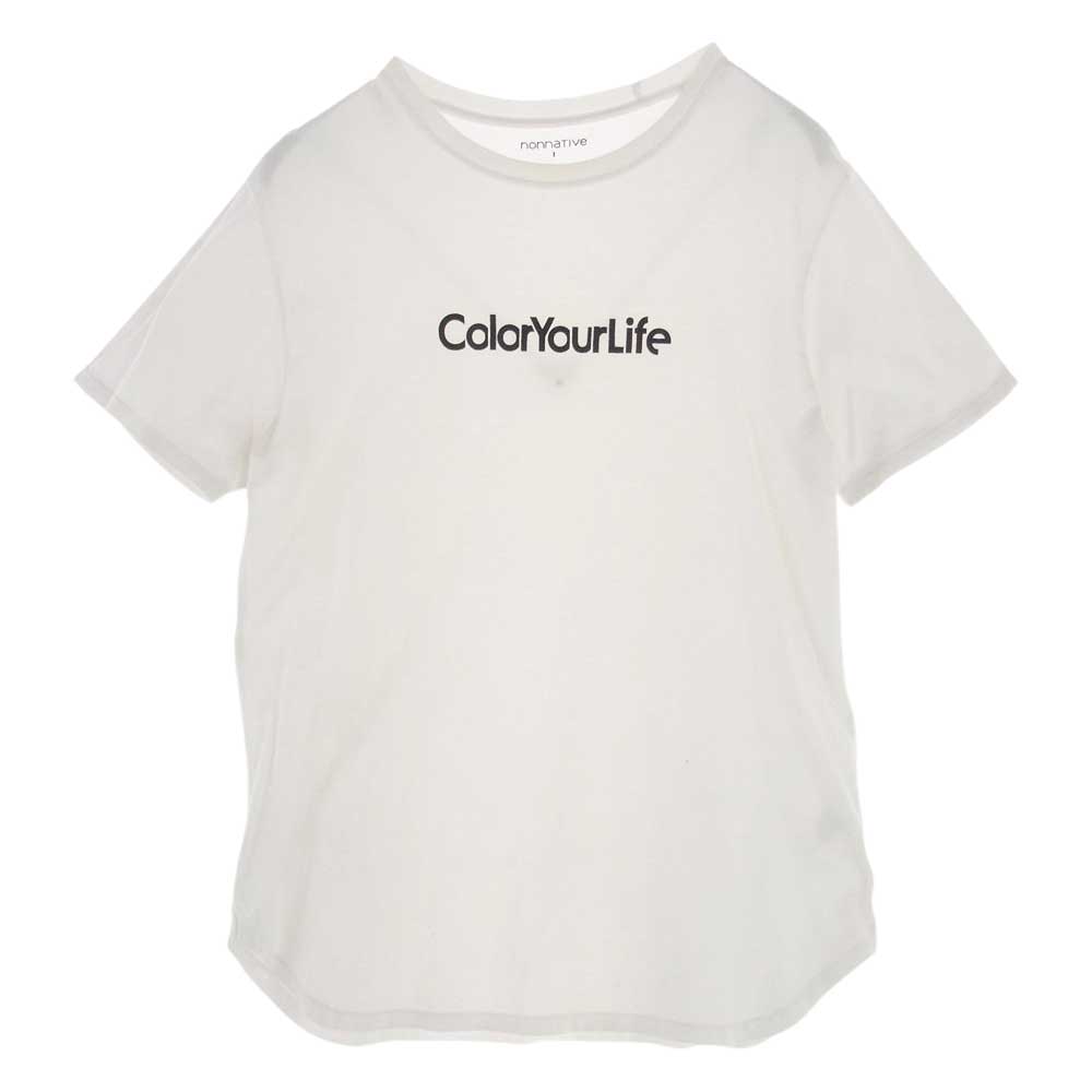 nonnative ノンネイティブ 17AW NN-T3203 COLOR YOUR LIFE TEE カラー ユアー ライフ Ｔシャツ 半袖 ホワイト系 1【中古】