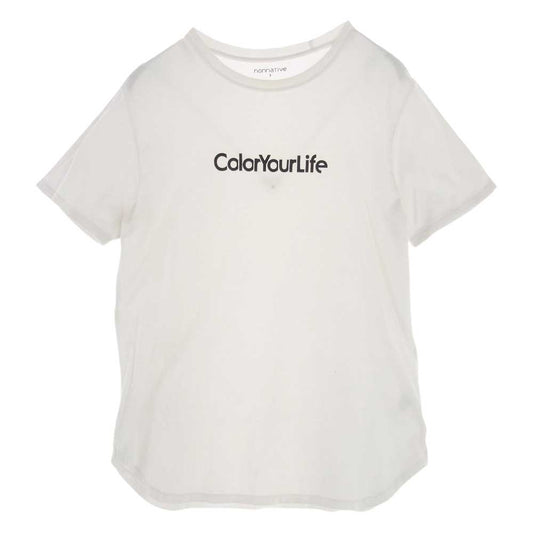 nonnative ノンネイティブ 17AW NN-T3203 COLOR YOUR LIFE TEE カラー ユアー ライフ Ｔシャツ 半袖 ホワイト系 1【中古】