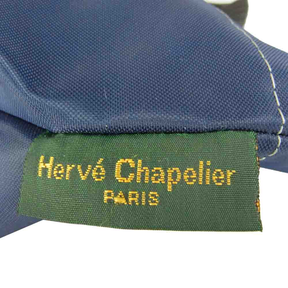 Herve Chapelier エルベ・シャプリエ ナイロン 舟形 トート S ネイビー ネイビー系【中古】