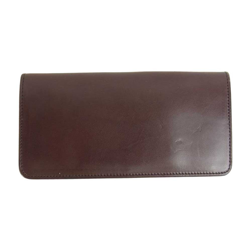 カワキチコレクション レザー ロング ウォレット 長財布 ブラウン系【中古】