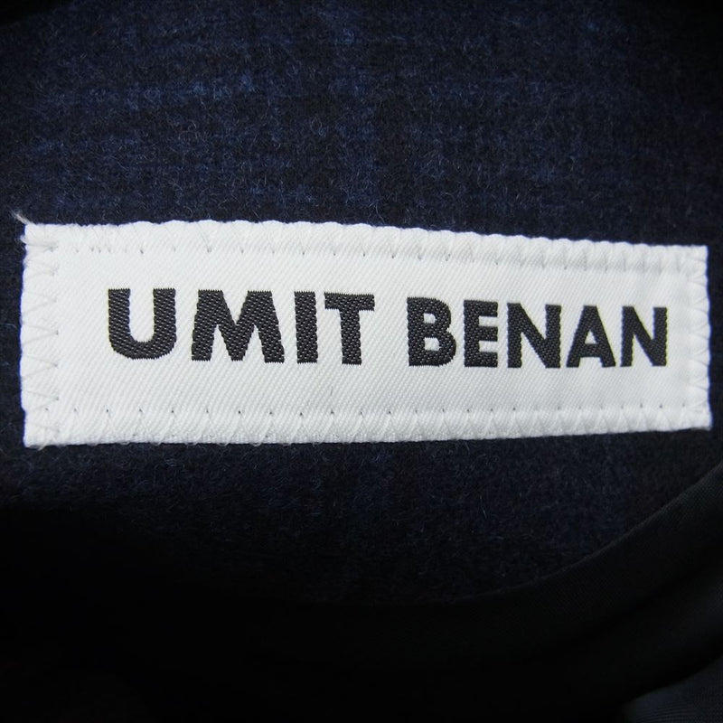 ウミットベナン ウール 3B ジャケット パンツ セットアップ エンジ系 44【新古品】【未使用】【中古】