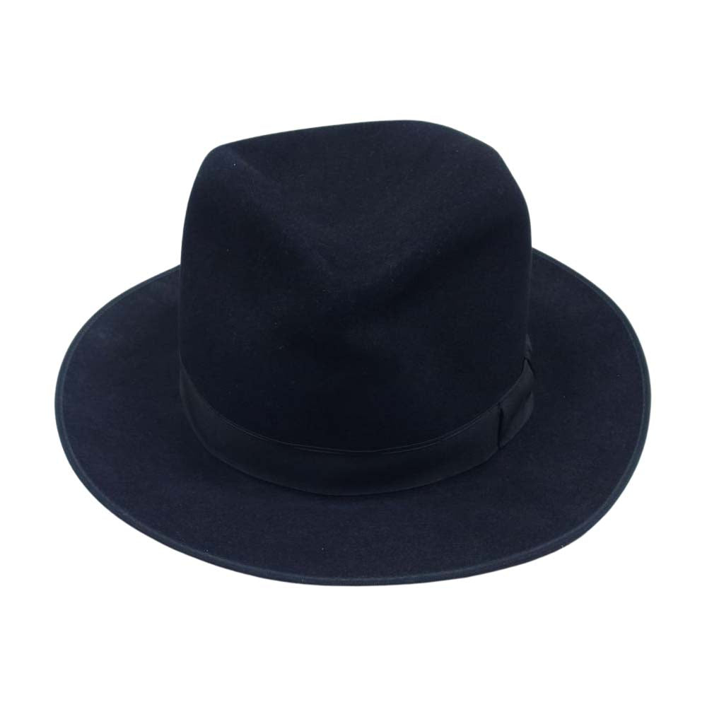 ランバート フェルト ハット 中折れ 帽子 ブラック系【中古】