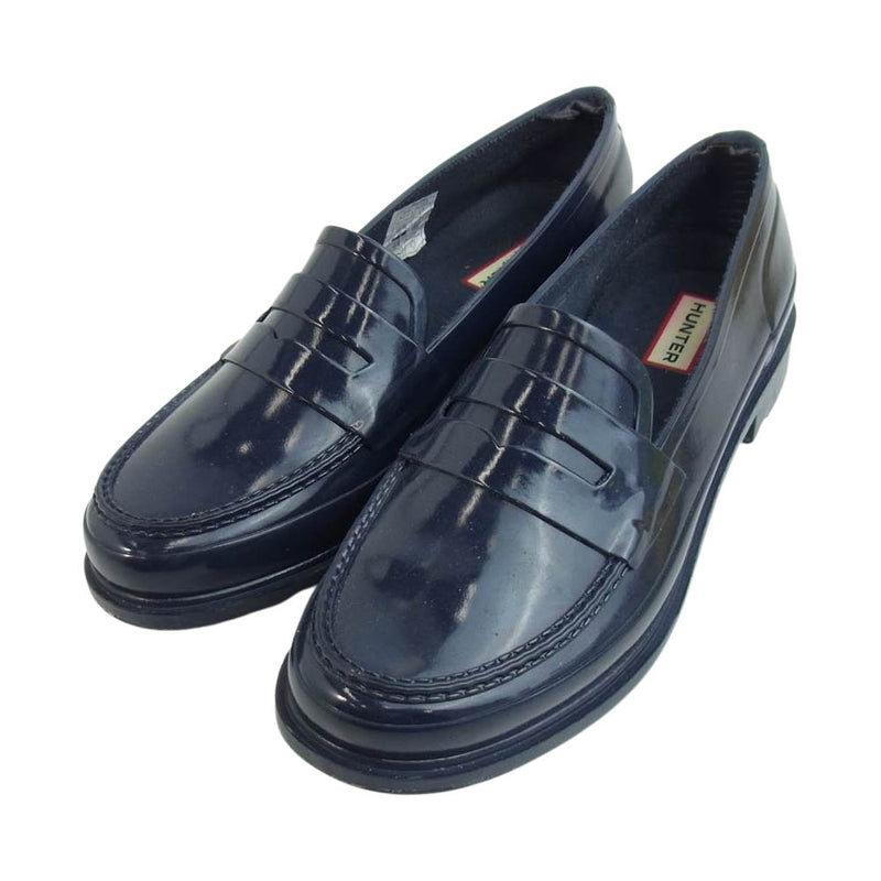 HUNTER ハンター WFF1006RGL ORIGINAL PENNY LOAFER オリジナル ペニー ローファー ネイビー系 UK6【中古】