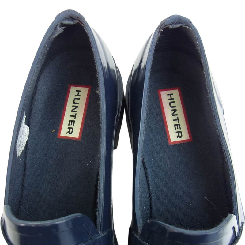 HUNTER ハンター WFF1006RGL ORIGINAL PENNY LOAFER オリジナル ペニー ローファー ネイビー系 UK6【中古】