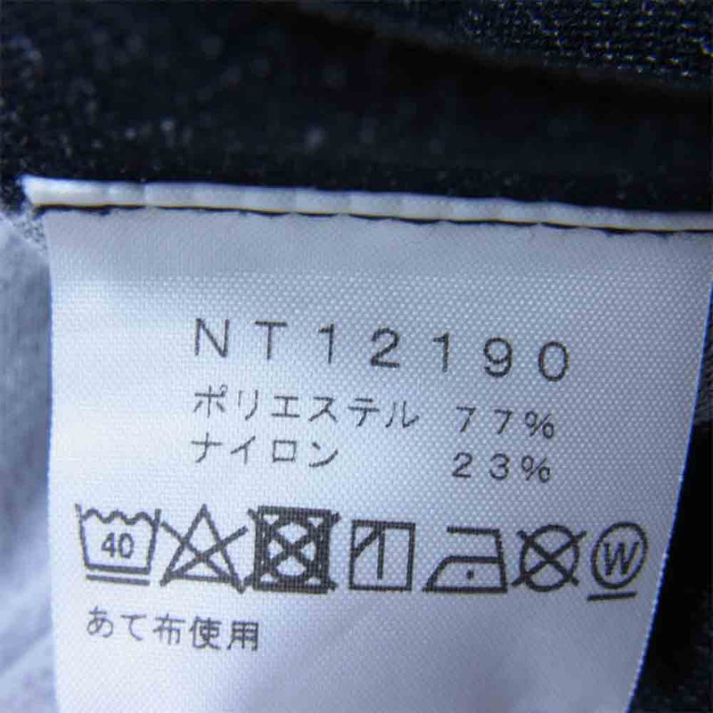 THE NORTH FACE ノースフェイス ウォッシュ加工 ロゴ クルーネック 半袖 Tシャツ ブラック系 S【中古】