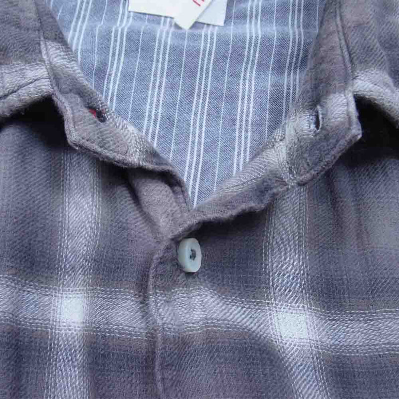 ベドウィン Checkshirts チェックシャツ シャツ グレー系 2【中古】