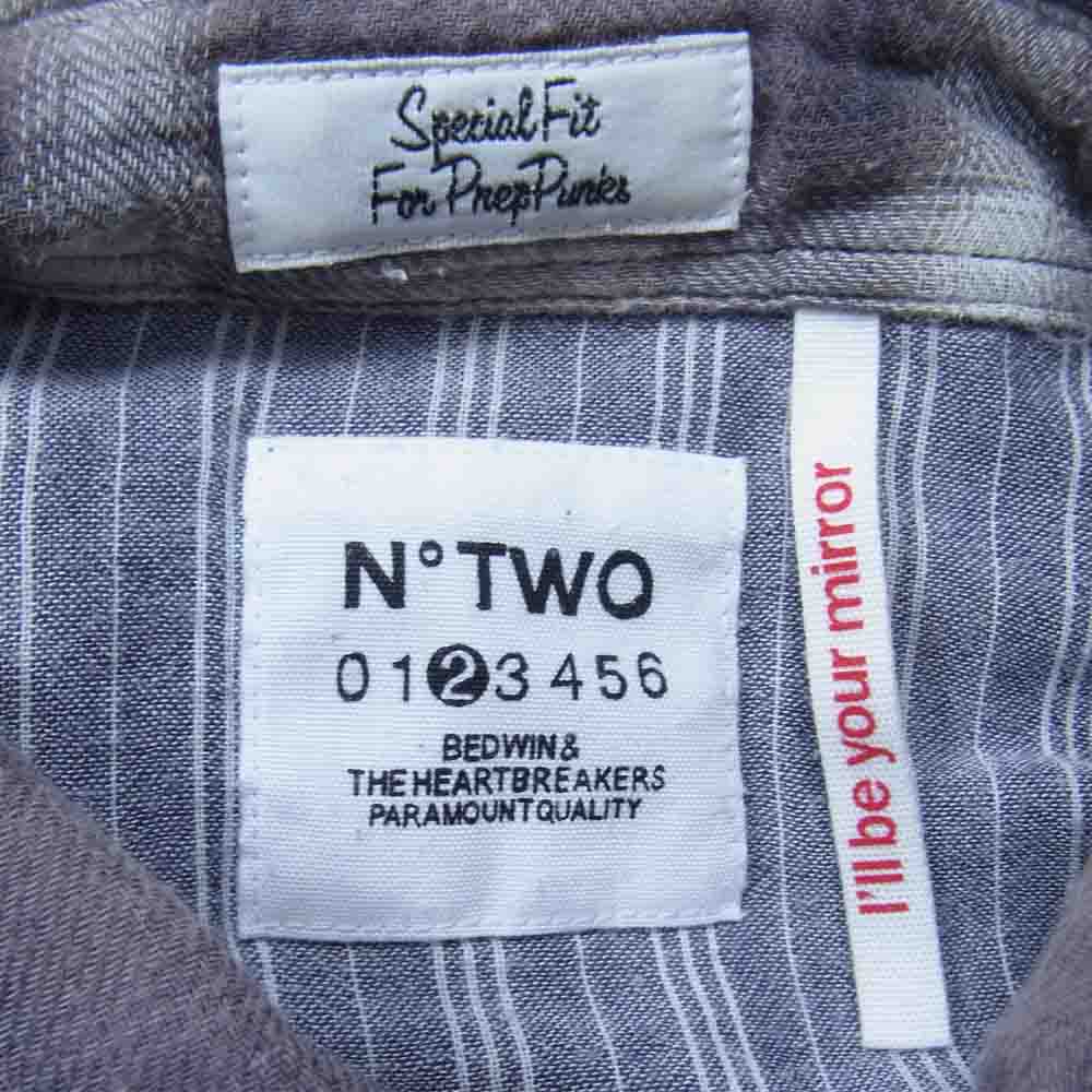 ベドウィン Checkshirts チェックシャツ シャツ グレー系 2【中古】
