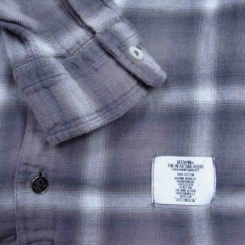ベドウィン Checkshirts チェックシャツ シャツ グレー系 2【中古】