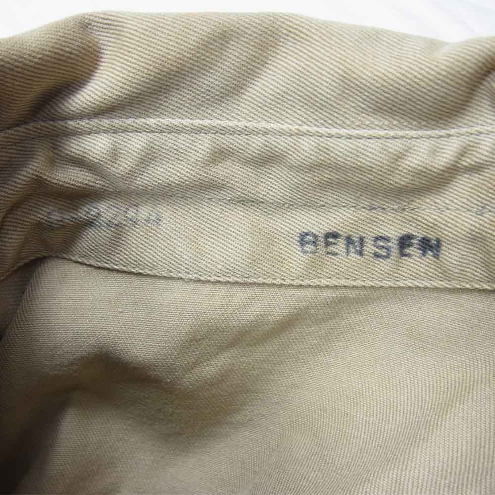 ユーエスアーミー ヴィンテージ 米軍 50s ミリタリー シャツ ベージュ系 表記なし【中古】