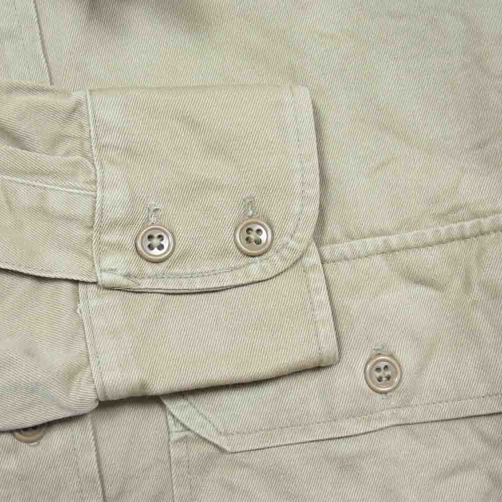 ユーエスアーミー ヴィンテージ 米軍 50s ミリタリー シャツ ベージュ系 表記なし【中古】