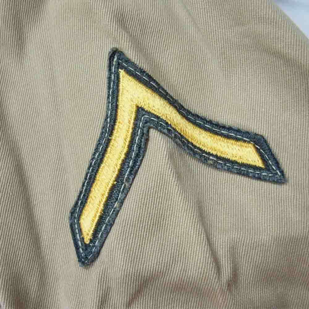 ユーエスアーミー ヴィンテージ 米軍 50s ミリタリー シャツ ベージュ系 表記なし【中古】