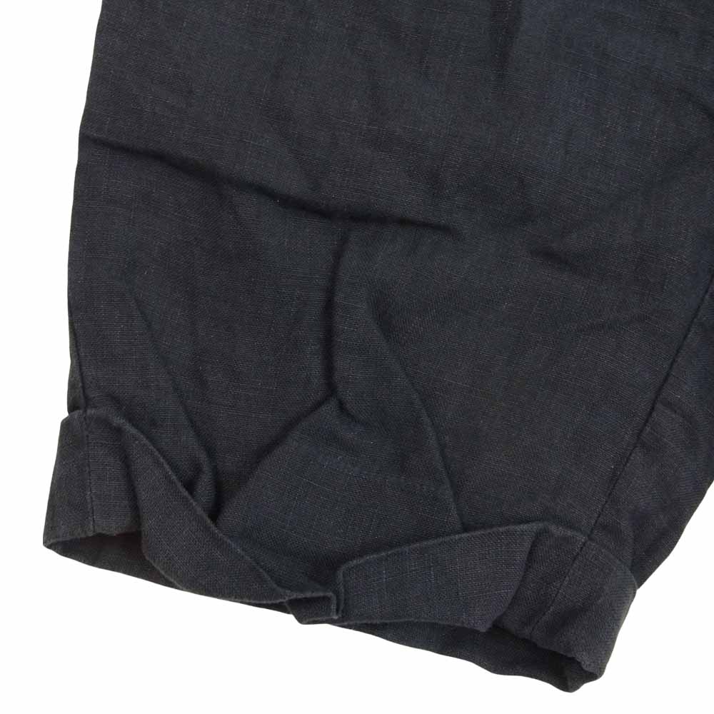 EEL イール E-12232 BON SHORTS リネン100％ ボン ショーツ ネイビー系 XS【中古】