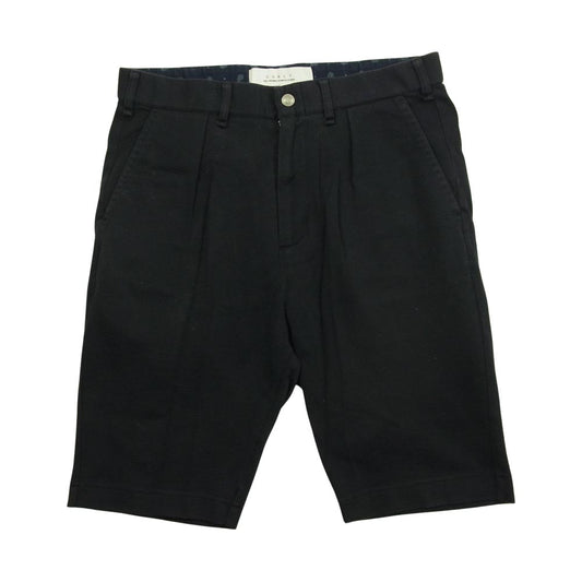 CURLY カーリー 1タック ショーツ ハーフパンツ ネイビー系 2【中古】