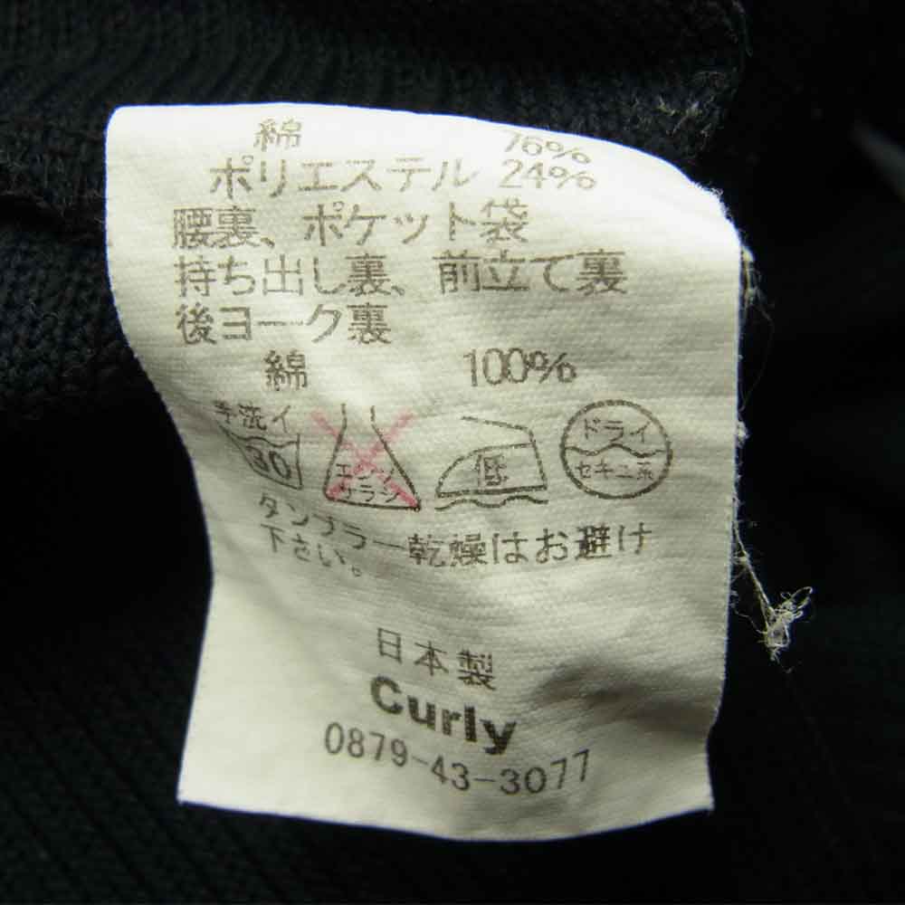 CURLY カーリー 1タック ショーツ ハーフパンツ ネイビー系 2【中古】