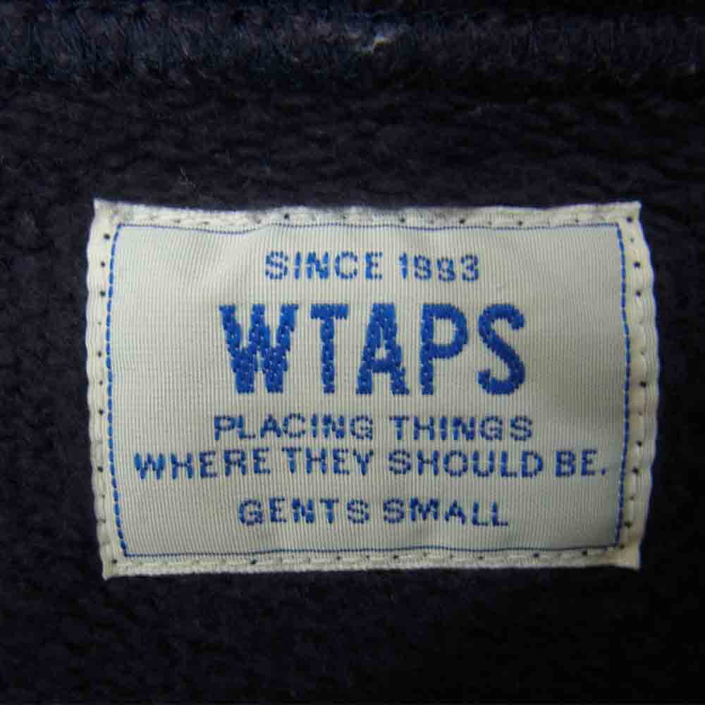 WTAPS ダブルタップス 142ATDT-CSMU8 YOUTHFUL DAYs DESIGN HOODY SWEATER ユースフル デイズ カレッジ デザイン フーディ― プルオーバー パーカー ダークネイビー系 S【中古】