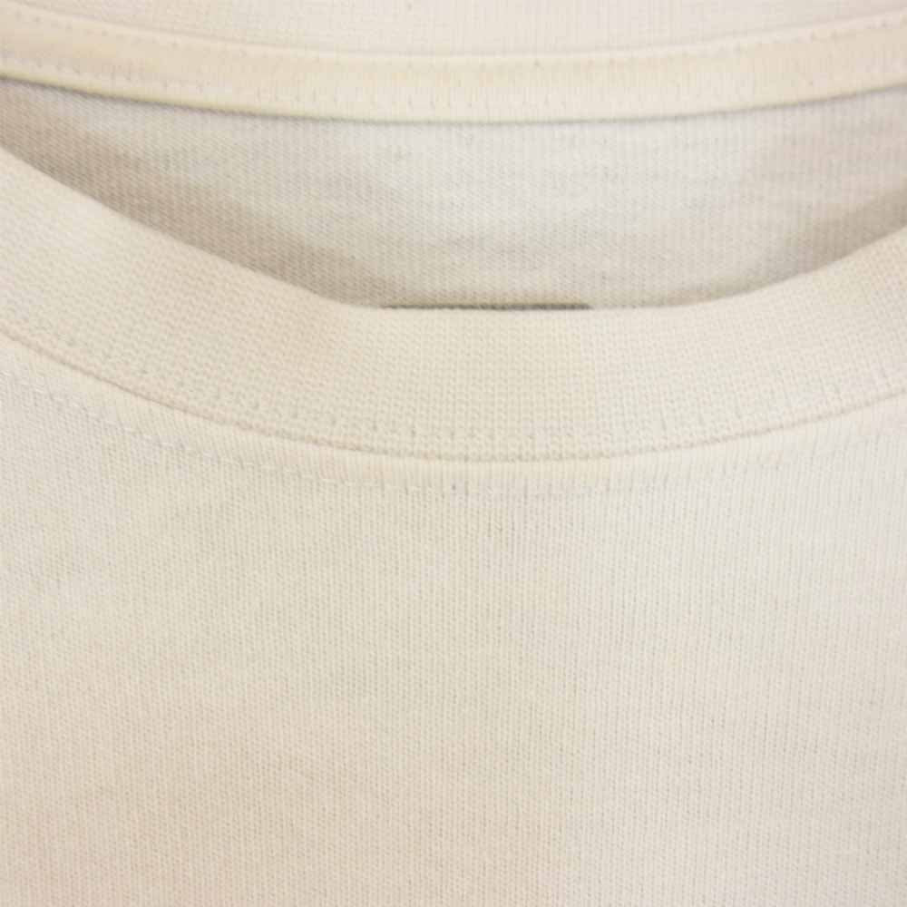 THE NORTH FACE ノースフェイス NT31842 L/S Square Logo California Tee ロングスリーブ スクエア ロゴ カットソー ホワイト系 S【中古】