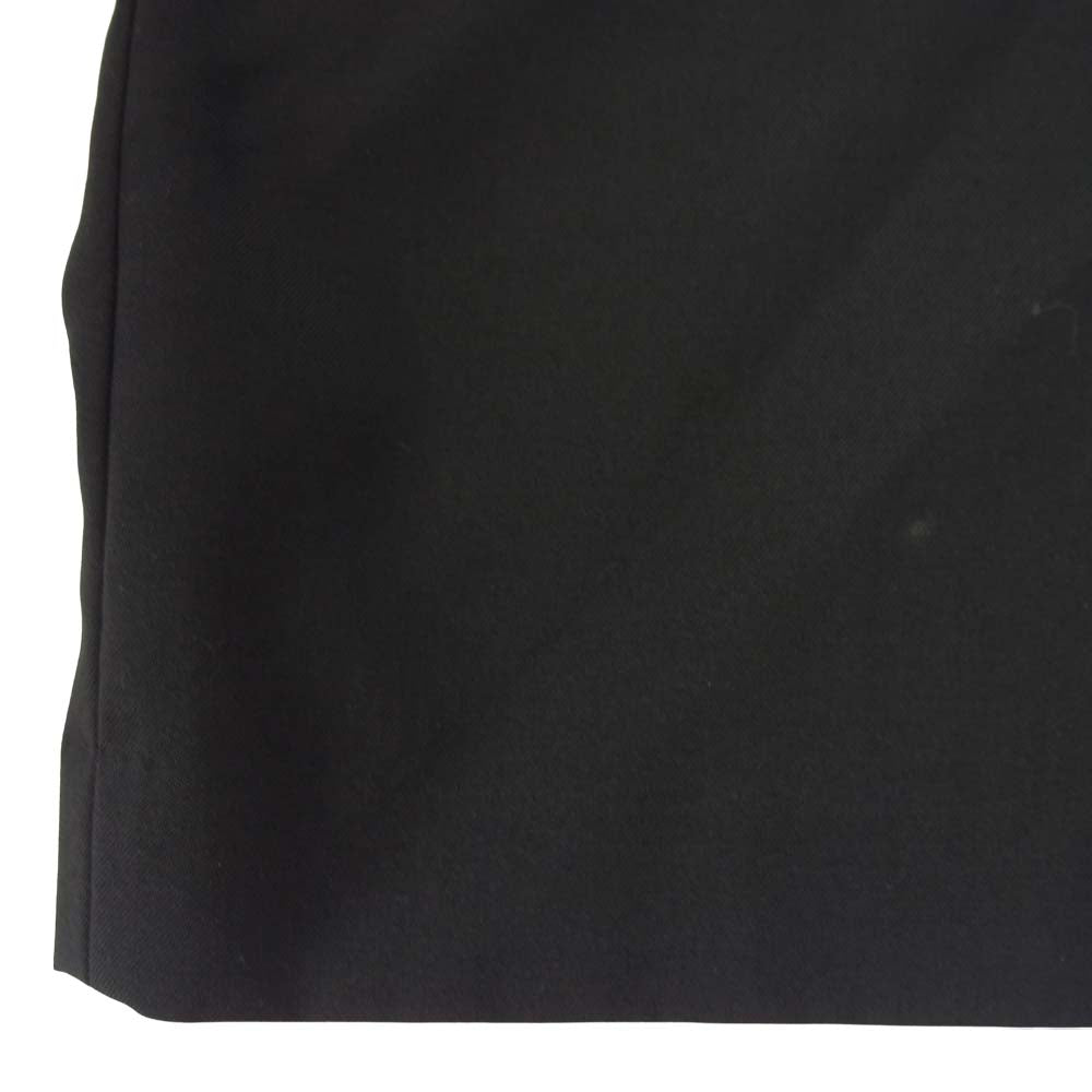 LAD MUSICIAN ラッドミュージシャン 2214-554 1タック クロップド ワイドパンツ ブラック系 42【中古】