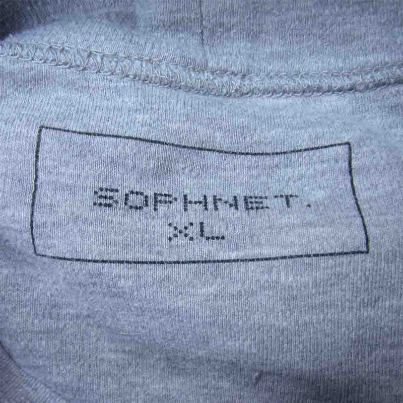 SOPHNET. ソフネット 14AW SOPH-145028 TURTLE NECK CUT SEWN タートルネック カットソー 長袖 Tシャツ グレー系 XL【中古】