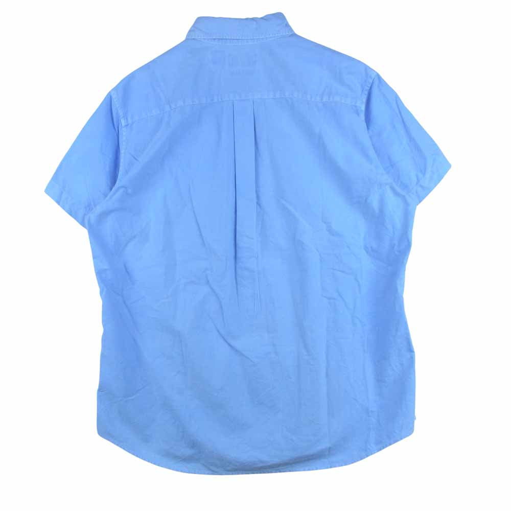 BLUE BLUE ブルーブルー 700030-198 J4525 半袖 シャツ コットン 日本製 ライトブルー系 4【中古】