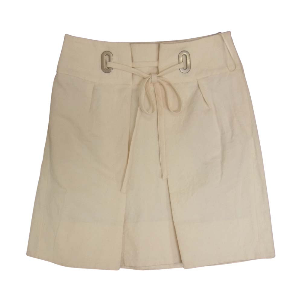 Chloe クロエ 7SJU27-7S058 国内正規品 フランス製 スカート オフホワイト系 36【中古】