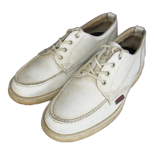 セバゴ Uチップ レザー ビジネスシューズ ホワイト系 38【中古】