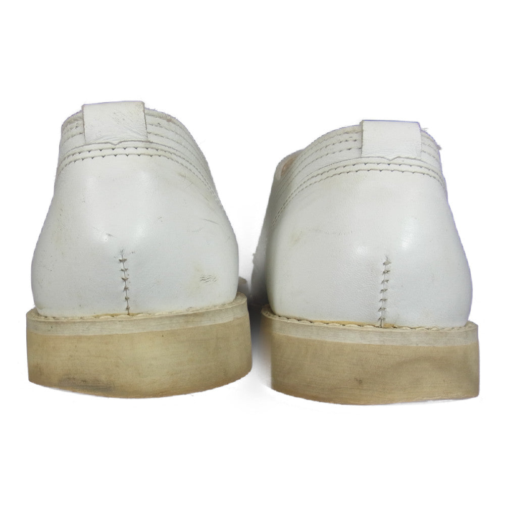 セバゴ Uチップ レザー ビジネスシューズ ホワイト系 38【中古】