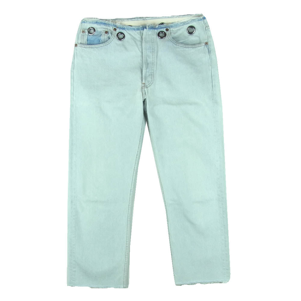 ボナム 15-030-092-1001-3-0 カット ダメージ クラッシュ デニム パンツ インディゴブルー系 32【中古】