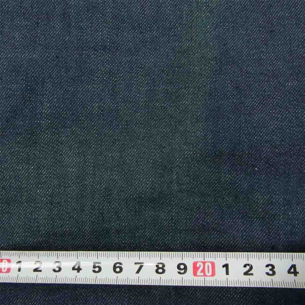 ビューティフルピープル 裏地アロハ 総柄 タック デニム パンツ インディゴブルー系 36【中古】