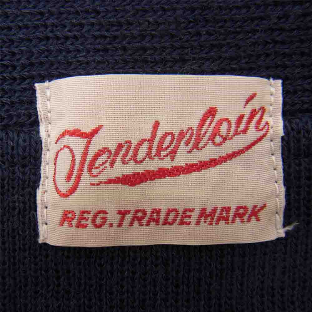 TENDERLOIN テンダーロイン T-FIELD SWEATER フィールド セーター シューティング ニット カーディガン ネイビー系 M【美品】【中古】