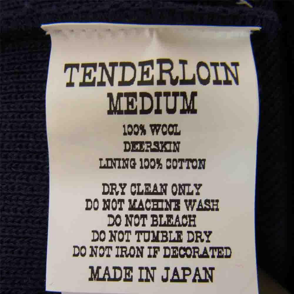 TENDERLOIN テンダーロイン T-FIELD SWEATER フィールド セーター シューティング ニット カーディガン ネイビー系 M【美品】【中古】