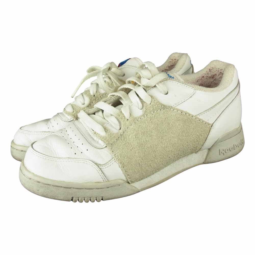 Reebok リーボック NEPENTHES NY WORKOUT PLUS ネペンテス ワークアウトプラス ローカット スニーカー ホワイト系 25cm【中古】