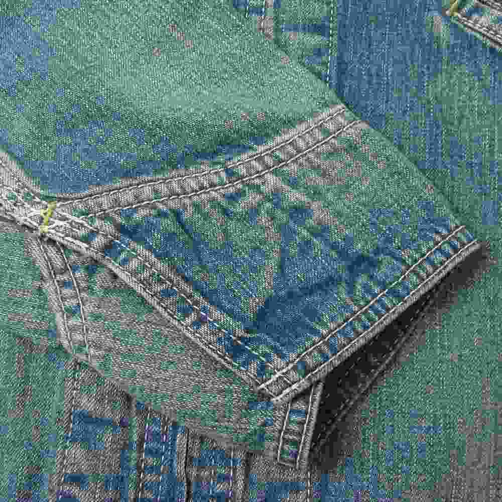 HYSTERIC GLAMOUR ヒステリックグラマー 02221AB06 デニム カバー オール ジャケット インディゴブルー系 S【新古品】【未使用】【中古】