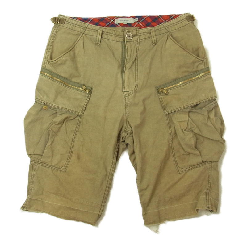 nonnative ノンネイティブ 11SS NN-P1923 Trooper 8P Shorts トルーパー カットオフ カーゴショーツ カーキ系 1【中古】