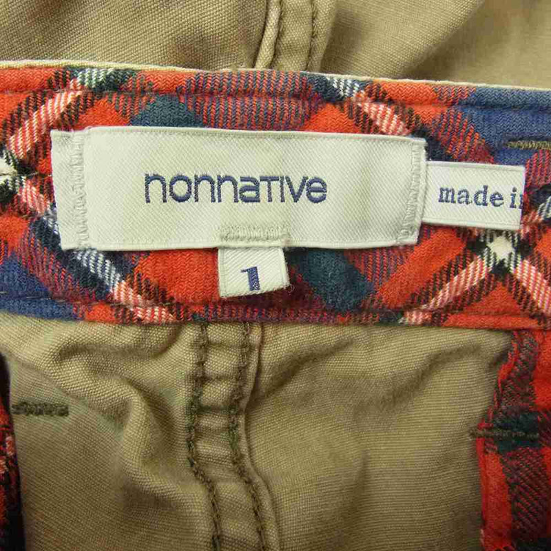 nonnative ノンネイティブ 11SS NN-P1923 Trooper 8P Shorts トルーパー カットオフ カーゴショーツ カーキ系 1【中古】